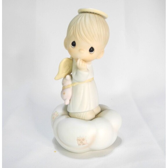Precious Moments Figurine -You Can Fly -‎ #12335 Angels on a Cloud Butcher 1986 - Picture 1 of 6